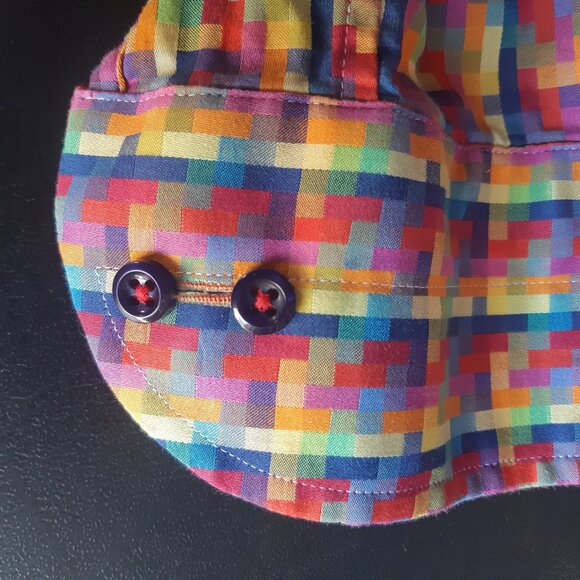 Stefano Barbera SZ S Multicolour Men's Eqyptian Cotton Button Up Shirt - Picture 12 of 16